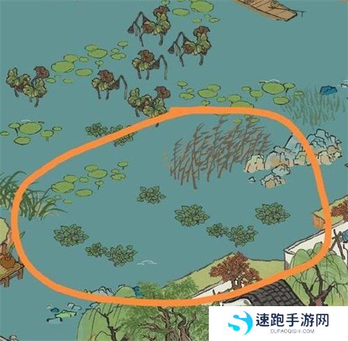 《江南百景图》杭州探险第三章菱角分布位置